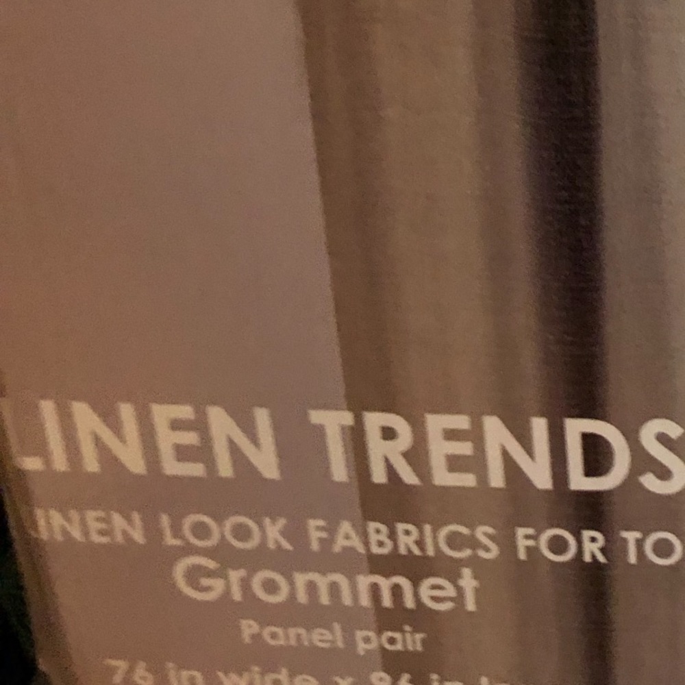 Curtains pair of panels Sz 74x96 - Picture 4 of 4